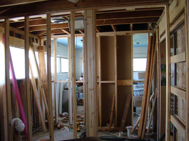 bathroom carpentry framework